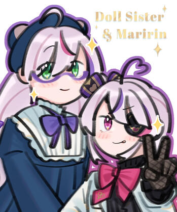 Doll Sister &amp; Maririn 🐻🐰❤️🩹